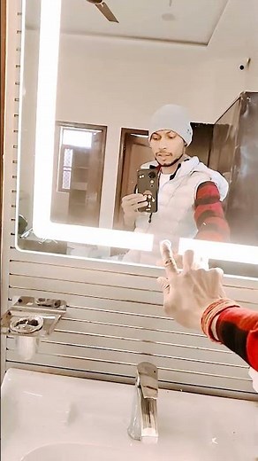 new wash basin install enlightening mirror