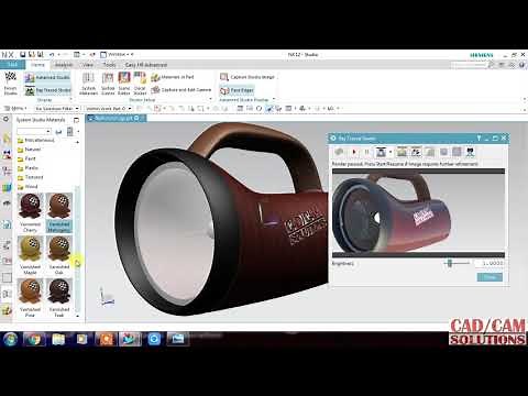 PART 38 #NX Rendering Tutorial #Photorealistic Rendering with Iray