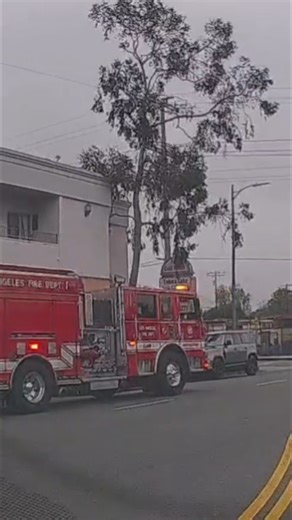 LAFD Engine & RA 60 On Scene Of Medical Emergency