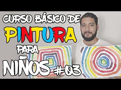 *CURSO BÁSICO DE PINTURA PARA NIÑOS #03 | *primeros pasos con el pincel.