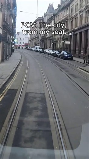Ever wondered what the city looks like from the driver seat? 👀 Just us, the tracks, and Nottingham rolling by! Where should we take you next? 👇 | NET Nottingham Tram