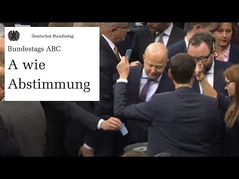 Abstimmung: Beschlussfassung im Parlament