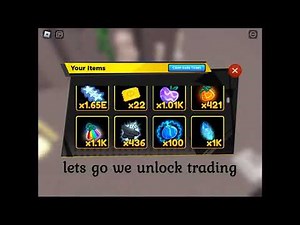 I Unlock Trading In Anime Fighter Simulator