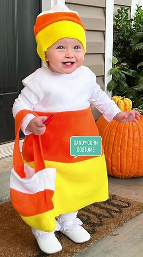 DIY Kid Halloween Costume: Easy & Affordable Candy Corn Costume