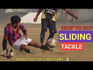 how to do sliding tackle in hindi // learn sliding tackle easy steps // do sliding tackle like Ramos