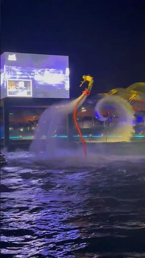 Flyboard ride is so fun 🤪😚✌️ #amusementpark #adventure #flyboard #bluesilver