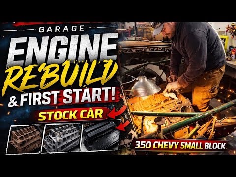 Budget Stock Car Build: 350 Small Block REBUILD & FIRST FIRE!