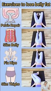 4 Best Belly Fat Loss Exercises at Home 🔥 Slim Belly & Fix Hips | Daily Workout #shorts
