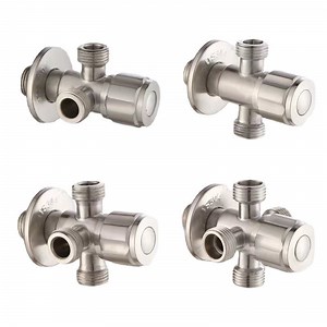 [Hot Item] Sanitary Fitting SUS304 SS304 Stainless Steel Shower 3 Way Toilet Angle Valve