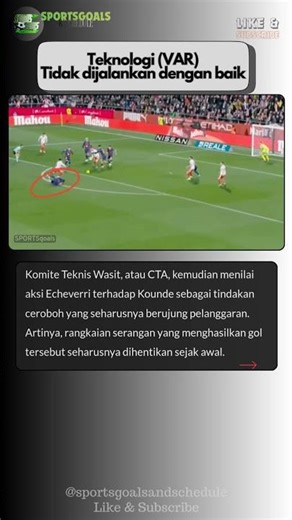 TEKNOLOGI VAR SEHARUSNYA MENJADI ALAT UNTUK MENJAGA KEADILAN PERTANDINGAN, BUKAN SEKEDAR FORMALITAS