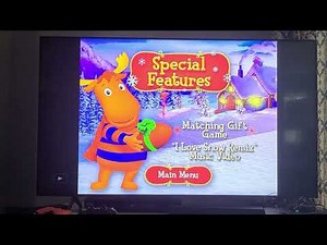 The backyardigans christmas with the backyardigans 2010 dvd menu walk-through