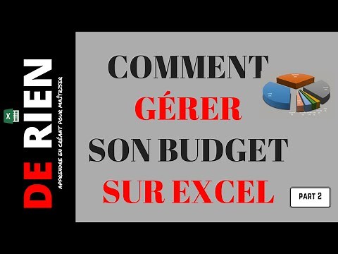 comment gérer son budget personnel sous excel partie 2