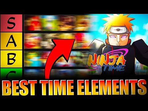 Ninja Time Elements Tier List | BEST TIME ELEMENTS - ROBLOX
