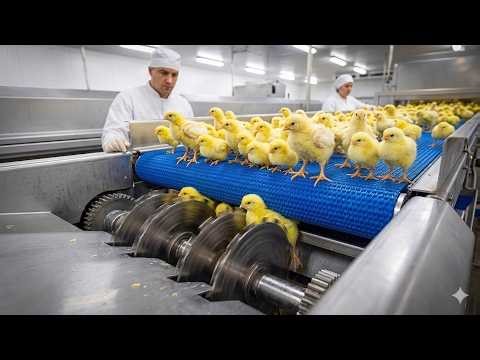 Watch the Future of Poultry Farming How Millions of Chicks Hatch Automatically in a Single Day!