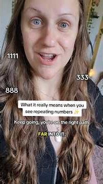 Why you keep seeing repeating numbers ✨️ #spirituality #synchronicity #repeatingnumbers