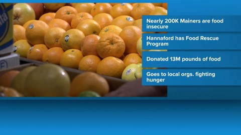 Hannaford donates 13M pounds of food to feed communities