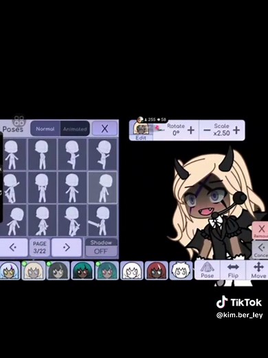 Gacha Animation: Confident Character Showcase