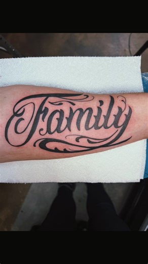 Script tattoo from the other day. 🖤 #inkedmag #inked #tattooartist #njtattoo #newjerseytattoo #inkedmagazine #tattooartistsoftiktok #fyptattoo #tattoofyp #tattooshoptok #gothic #femaletattooartist #newjerseytattooartist #inkedreels #inkedreel #tattooreel #calligraphy #calligraphytattoo