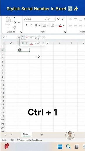 Smart Serial Number Formatting in Excel 🔢✨