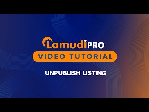 How to Unpublish Listings in Lamudi Pro | The Hows of Lamudi Pro