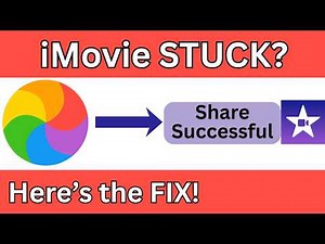 How to Fix iMovie Export Share file Failed or Stuck (Sped Up Audio Fix)