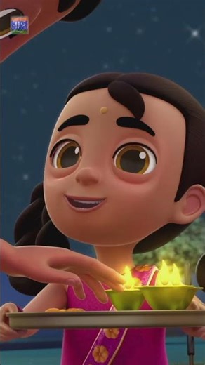 Jhilmil Aayi Diwali, Telugu Rhymes దీపావళి శుభాకాంక్షలు #shortvideo #deepavalisong #telugu #fun