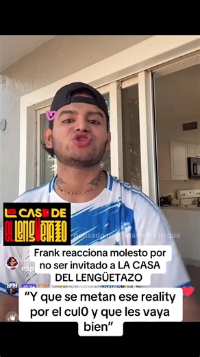 @Frankofficialive🐸👑 Reacciona molesto por no ser invitado al futuro reality show del programa @EL LENGÜETAZO que se realizará a finales de febrero 2026, sacando conversaciones privadas e insultando a los dueños del reality! #honduras #catracha #ellenguetazo #chisme #eltermometroshow