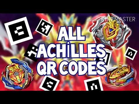 ALL ACHİLLES QR CODES || BEYBLADE BURST APP