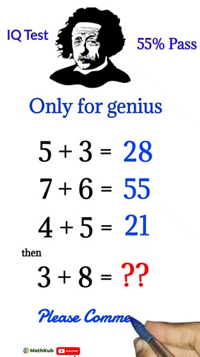 Most Difficult Math Puzzle to Test your IQ #logicpuzzle #maths