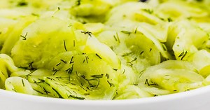 Oma's German Cucumber Salad