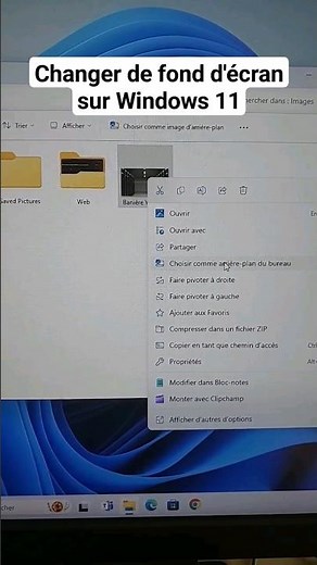 How to change the wallpaper on Windows 11 #windows11 #image #shorts #microsoft