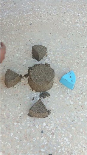 "6 Number Hidden in Sand ✨ | Magic Sand Reveal Trick 🔥 #Shorts"