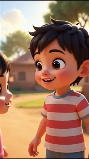 When Little Rimi Stopped a Naughty Monkey with Kindness 🐒❤️ | Emotional Village Story #ai #cartoon