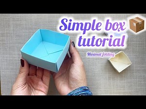 Easy Origami paper masu Box Tutorial | Step-by-Step Guide