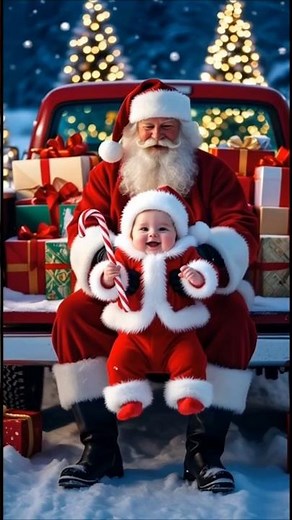 Baby Santa 🍭🎅 Christmas Candy Moment | Cutest Christmas Video 2025 | Santa Baby Cute Moments