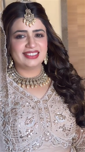 My beautiful bride dr Meenaz Nikah look ✨ #shaadiseason #shadi