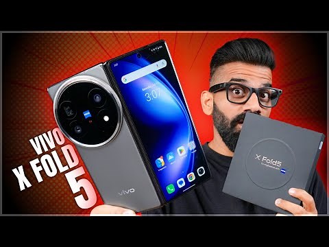 vivo X Fold 5 Unboxing & First Look - A Complete Package?🔥🔥🔥