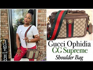 Gucci Ophidia GG Supreme Shoulder Bag Unboxing & Review With MOD Shots