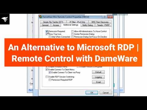 An Alternative to Microsoft RDP | Remote Control with DameWare