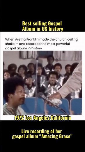 Aretha Franklin’s live recording of her best selling Gospel album 🥹🙏🏻🙌🏻 #arethafranklin #gospel
