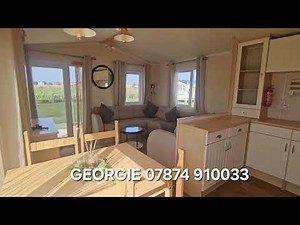 Static Caravan for sale sited with hige decking in Ingoldmells close to Fantasy Island