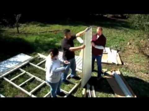DuraMax Vinyl Storage Sheds Installation Video