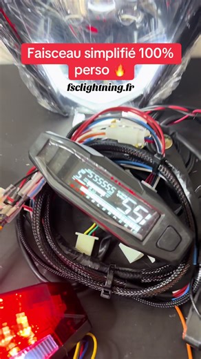 Le meilleur du faisceau simplifié est chez FSClightning 🚀#pourtoi #moto #supermot #faisceausimplifie #50cc