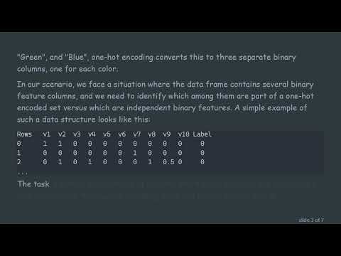 How to Identify One-Hot Encoded Columns in a Data Frame with Python's Pandas