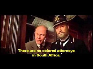 gandhi train scene in south africa in 1893