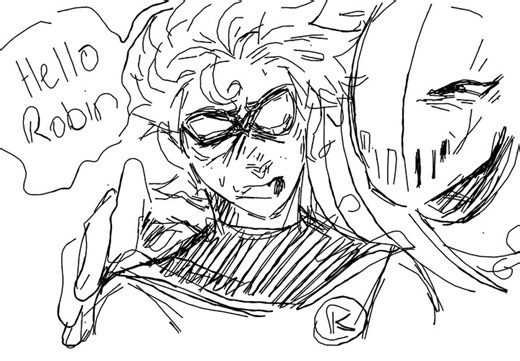 tab 💫 on Instagram: "robin’s apprentice arc in teen titans will always be my roman empire . #robin #dickgrayson #nightwing #dc #dccomic #teentitans #teentitansgo #art #artist #digitalart #digitalartist #illustration #sketches #slade #starfire #robstar"