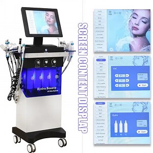 [Hot Item] 14 in 1 Multifunction Hydro Skin Analyzer Oxygen Dermabrasion Beauty Machine