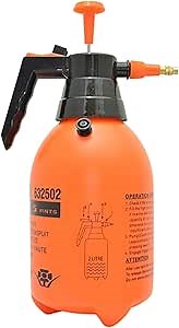Half Gallon (0.53 Gallon / 68oz) Pump Sprayer, Handheld Garden Sprayer for Plants, Lawn Care & Cleaning, Adjustable Copper Nozzle