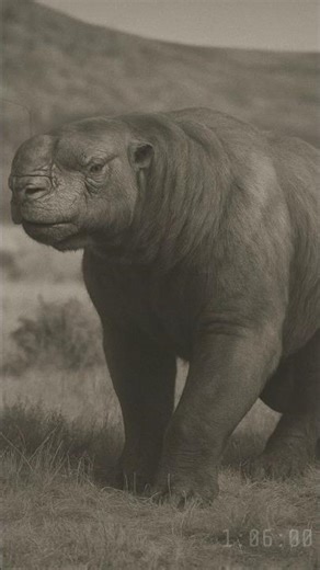 Diprotodon: The Giant Koala That Roamed Australia 46,000 Years Ago 🐨 #shorts #prehistoric #giant