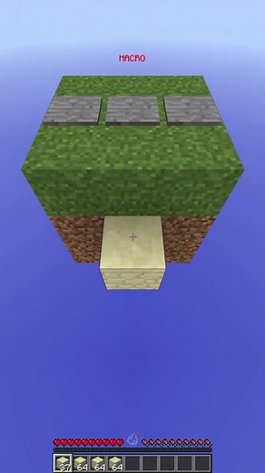 Minecraft TAS Bridging World Record (Macro)